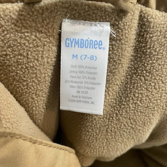 Gymboree Full-Zip Parka Jacket, Size 7-8 Fleece Lined hooded - Picture 6 of 6
